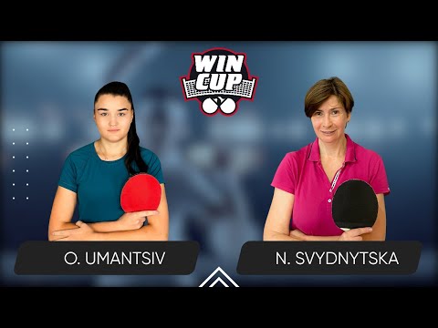 17:30 Olha Umantsiv - Nataliia Svydnytska West 3 WIN CUP 04.07.2024 | Table Tennis WINCUP