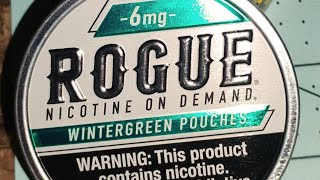 ROGUE Wintergreen 6 MG Nicotine Pouch Review