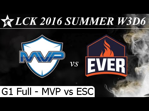MVP vs ESC Game 1 Full + Profile + Damage - LCK Summer 2016 W3D6M8 MVP vs ESC Ever