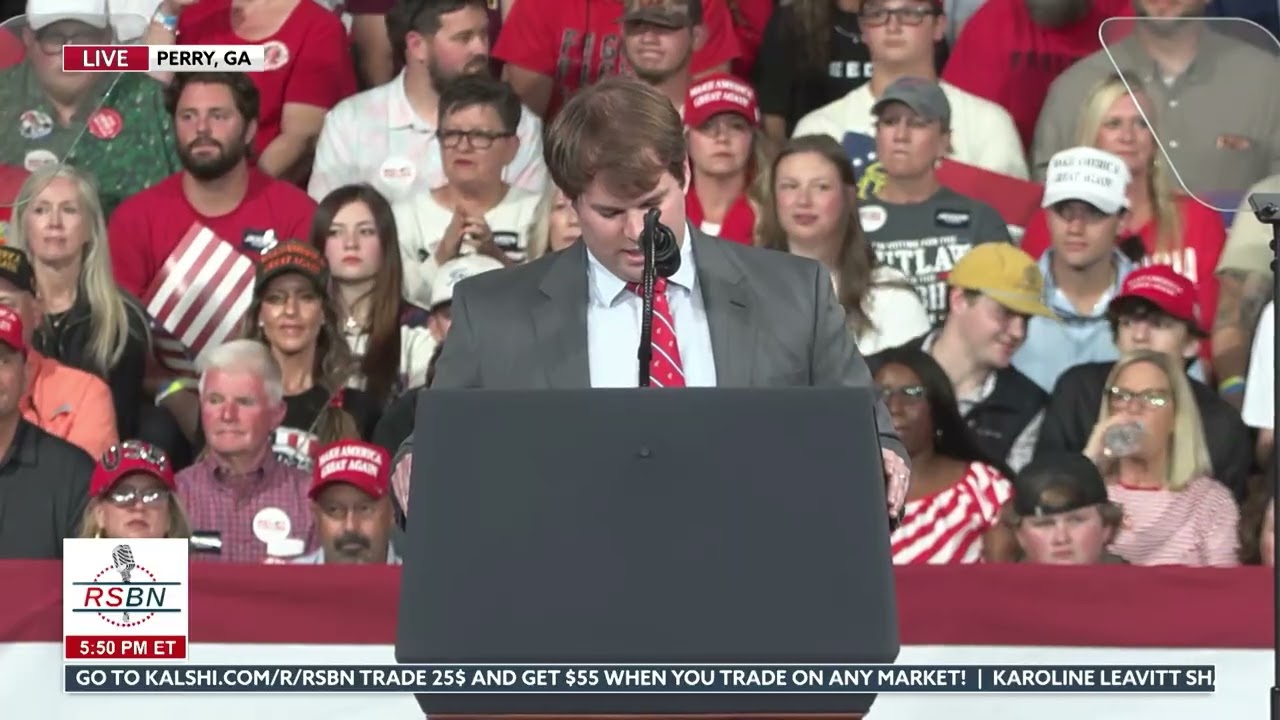 John Kingston Full Remarks at Trump Rally in Perry, Georgia - 10/24/2026