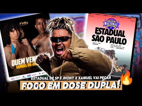 REAGINDO A FINAL ESTADUAL DE SP 2025 E A LUTA DO JHONY X XAMUEL - !PIX !VERDINHA PARA VER A LUTA.