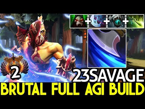23SAVAGE [Anti Mage] Brutal Full Agi Build No Battle Fury 7.22 Dota 2