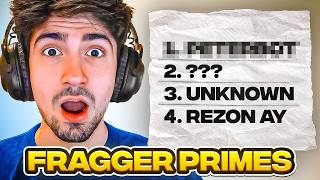 BLIND RANKING ALL TIME FRAGGER PRIMES
