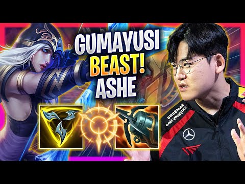 GUMAYUSI IS A BEAST WITH ASHE! - T1 Gumayusi Plays Ashe ADC vs Kai'sa! | Season 2024