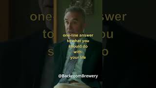 "You want a ONE LINE answer to your LIFE!?" – Jordan Peterson #shorts