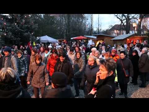 Linedance-Flashmob am Adventmarkt Kottingbrunn