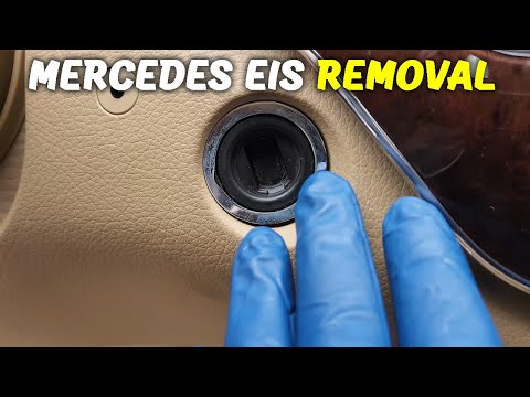 How to easily remove Electronic Ignition Switch (EIS) For Mercedes W221 S Class 2007-2013 CL500 C216
