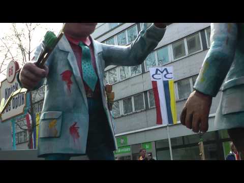 Mainzer Strassenfastnacht 2014 - Präsentation der Motivwagen