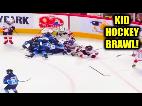 AHL Youth Game Kids Fight Brawl | Hershey Bears vs Cleveland Monsters 2026 Highlights