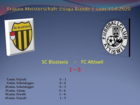 Frauen Meisterschaft 2.Liga SC Blustavia - FC Attiswil