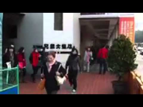 Condições da estrada em Taiwan ~ Interseção da estrada leste de Taipei Nanjing