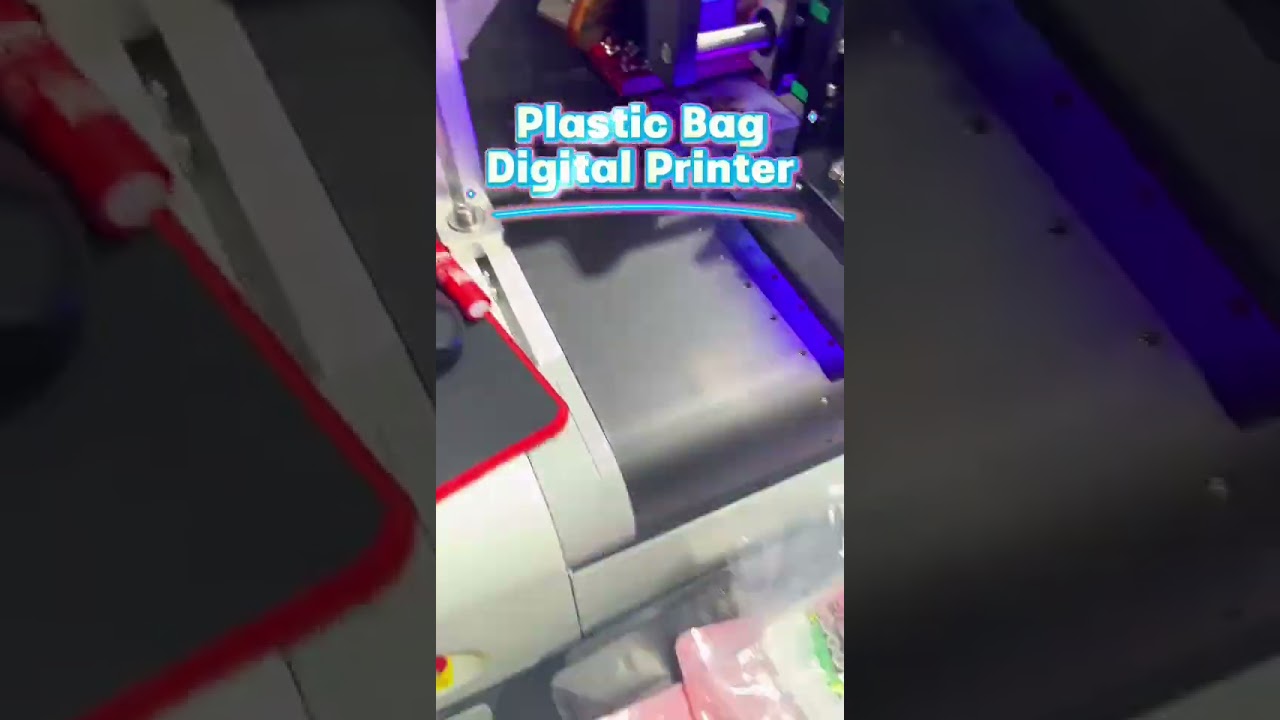 Plastic bag digital printing machine - plastic bag easy to print LOGO without plate making