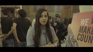 Nikhita Gandhi sharing her experience at WE 2017