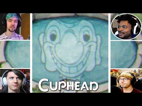 Let's Players Reaction To How Many Times They Died | Cuphead
