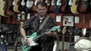 Will Ray at Wolfe Guitars Mar.'09