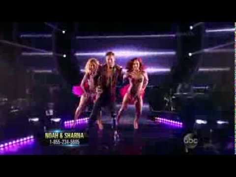 Noah Galloway and Sharna Burgess (with Emma Slater) - Salsa