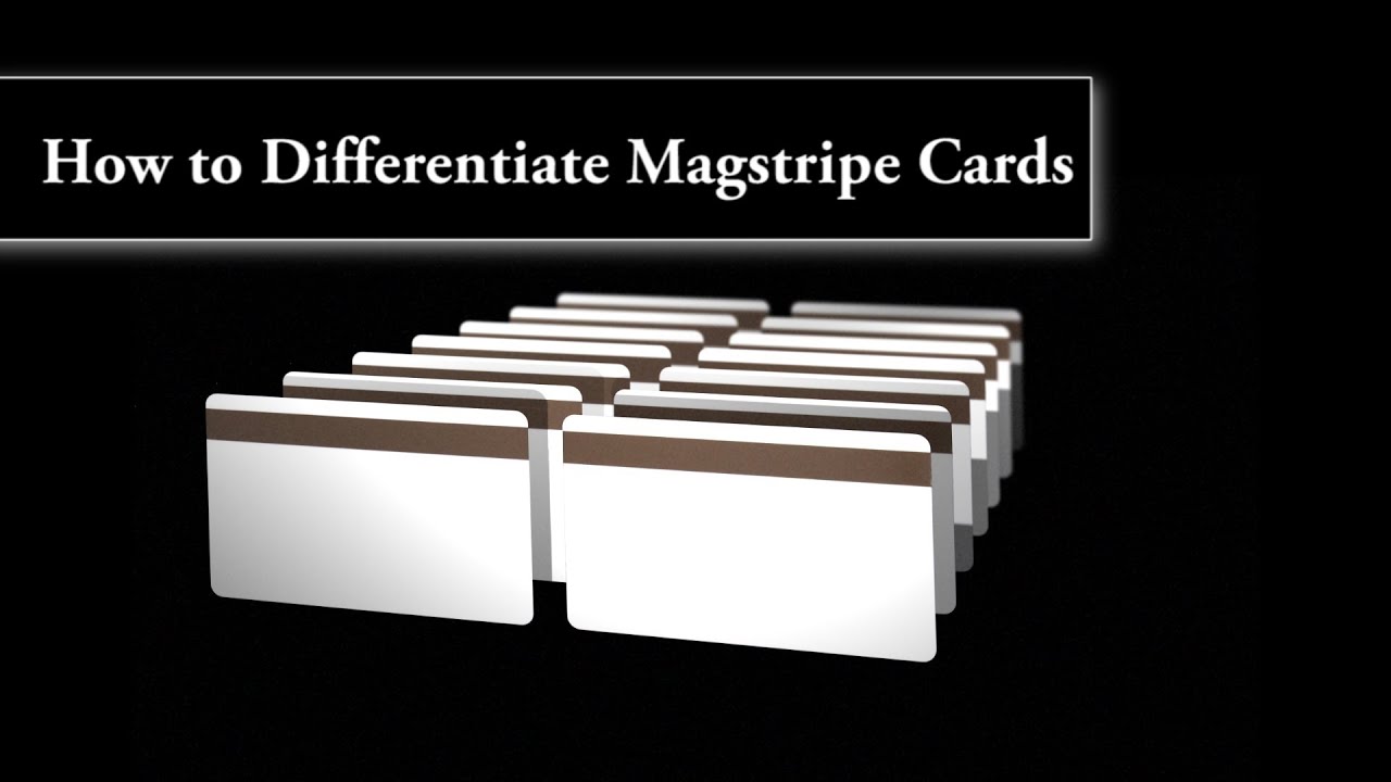 How to Differentiate Magstripe Plastic ID cards