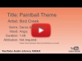 Paintball Theme Bird Creek Dance Electronic Angry YouTube Audio Library BGM