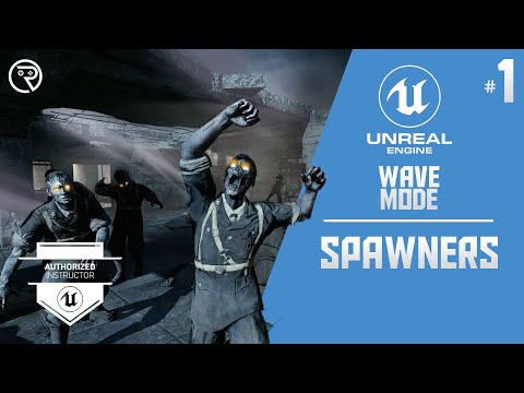 Unreal Engine 5 Tutorial -  Wave Mode Part 1: Spawners