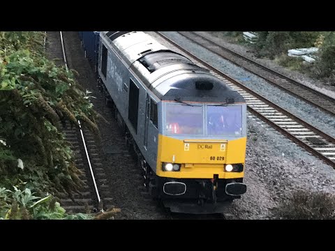 Class 60029 passing through Lawrence Hill Station 