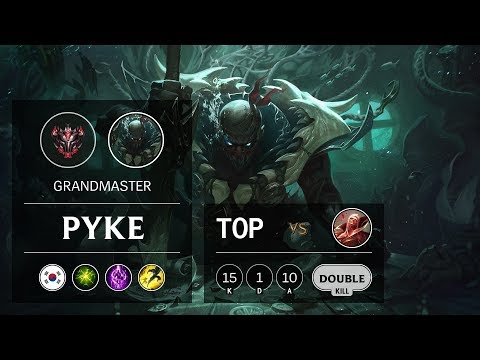 Pyke Top vs Vladimir - KR Grandmaster Patch 9.12