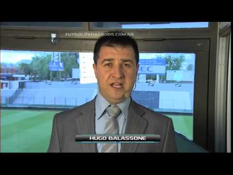 Hugo Balassone. Estudiantes 1 - Racing 0. Fecha 11. Torneo Inicial 2013. Fútbol Para Todos