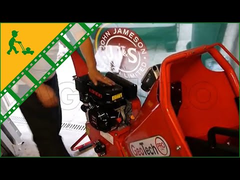 Funktionsvideo GeoTech PCS70L Profi Häcksler Schredder - 7 PS Loncin Benzinmotor
