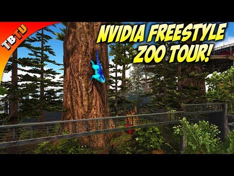 NEW NVIDIA FREESTYLE SETTINGS IN ARK! NEW RAGNAROK ZOO TOUR! Ark Survival Mutation Zoo Tour