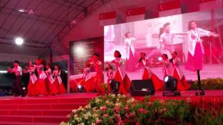 Evergreen Sec  SG50 Dinner - Dancing through times