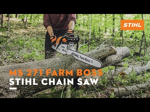 Stihl MS 271 Farm Boss 18 in. in Westfield, Wisconsin - Video 2