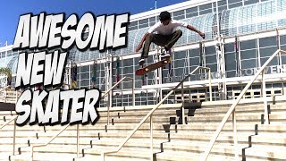 AMAZING NEW SKATER MALIQUE SIMPSON !!! - A DAY WITH NKA -