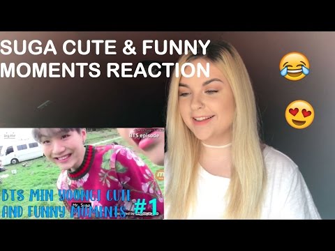 SUGA CUTE & FUNNY MOMENTS - REACTION (HAPPY BDAY YOONGI!!)