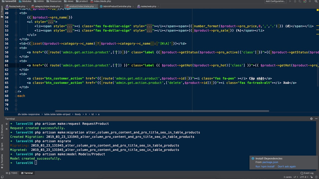 Bài 15.2 Tìm kiếm sản phẩm - Website bán hàng  laravel