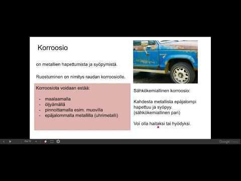 Elektrolyysi ja korroosio