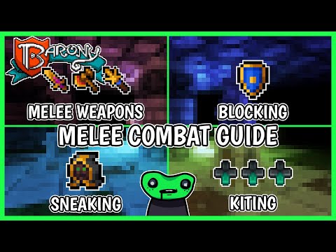Barony ULTIMATE MELEE GUIDE | Melee combat styles & techniques EVERYONE should know!