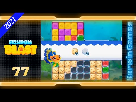 Fishdom Blast Level 77 - No Boosters - 28 moves (2021)