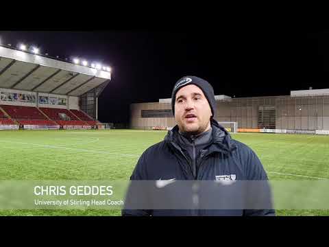 Reaction and goals: Cumbernauld Colts 1 - 2 University of Stirling