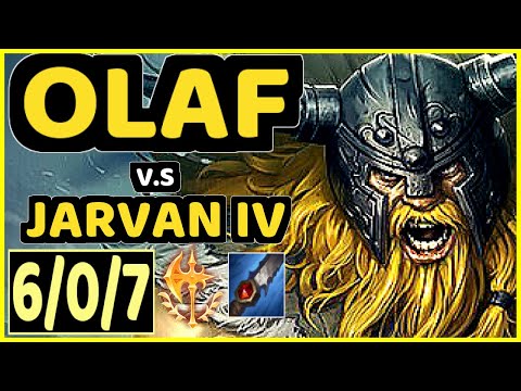 SKEANZ (OLAF) vs JARVAN IV - 6/0/7 KDA JUNGLE CHALLENGER GAMEPLAY - EUW