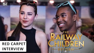 The Railway Children Return - KJ Aikens & Beau Gadsdon on keeping the magic of the original film video