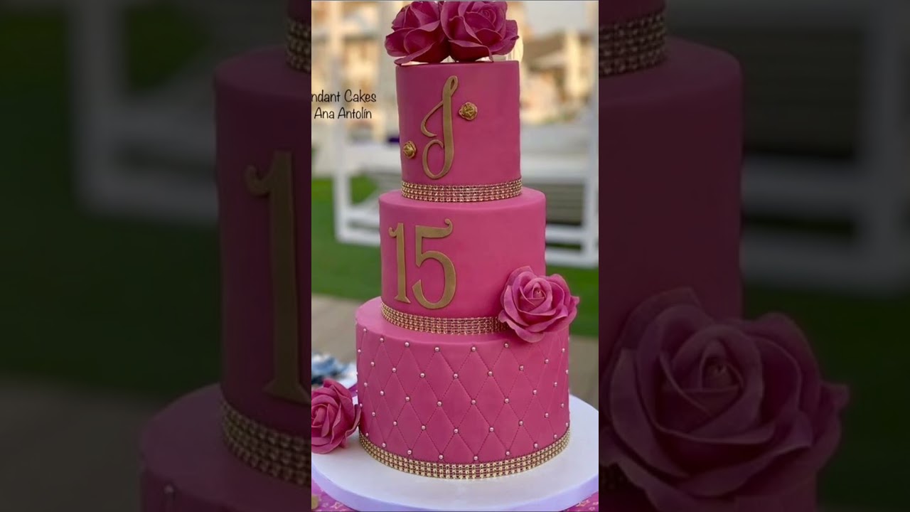 lindas tortas de 15 años