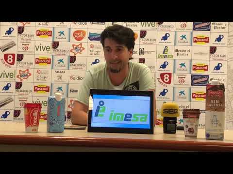 Rueda de prensa del entrenador del C.F. Briviesca Norpetrol en El Montecillo