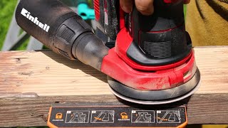 Miniatura del v&iacute;deo: Einhell TE-RS 18 Li PXC (lijadora exc&eacute;ntrica a bater&iacute;a &Oslash;125)