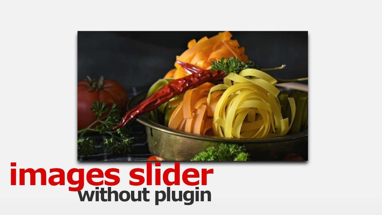 How to Create Responsive Image Slideshow Using HTML, JS & CSS | No Plugin