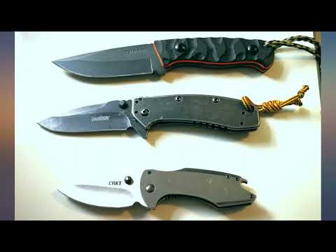 Kershaw Cryo Blackwash (1555BW); Rick Hinderer Design Drop Point Pocket Knife; review