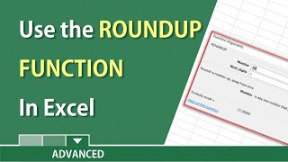ROUNDUP Function in Excel by Chris Menard