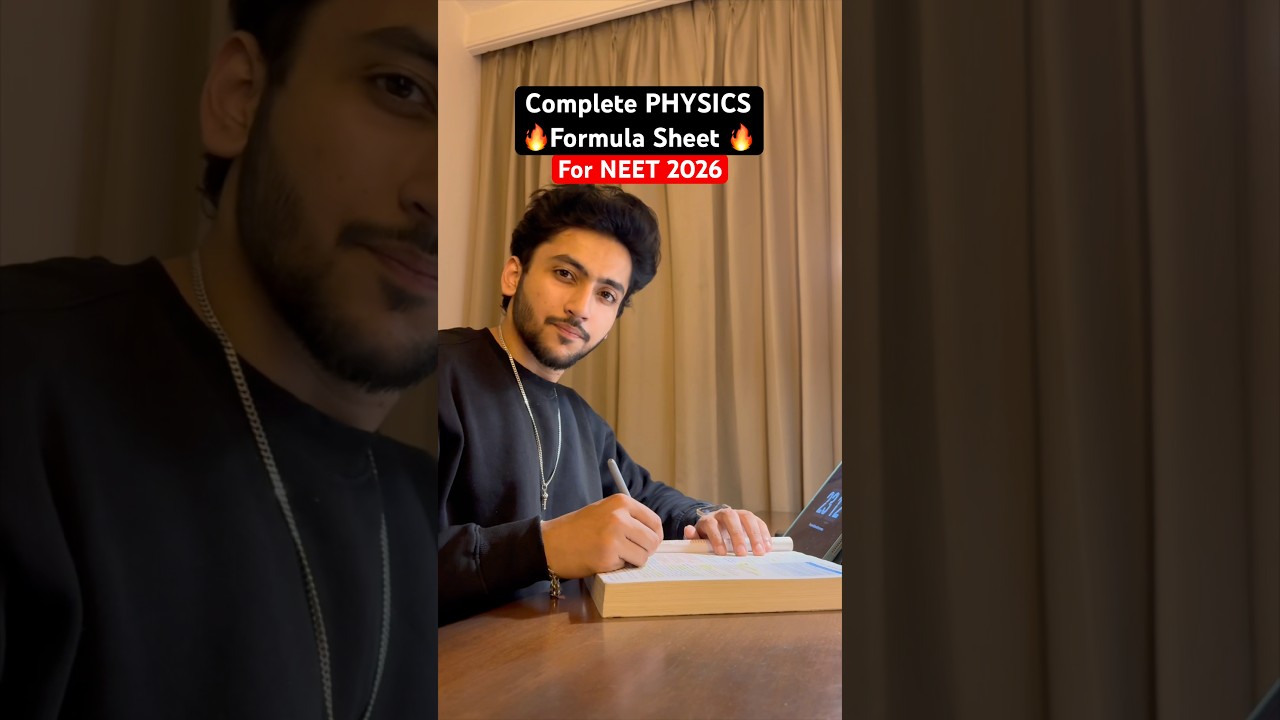 Complete PHYSICS Formula Sheet for NEET 2026 #neet #neet2026 #physics #neetmotivation #neetexam