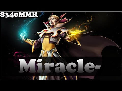 Dota 2 - Miracle- TOP 1 MMR IN THE WORLD 8340MMR Plays Invoker vol 38 - Ranked Match Gameplay