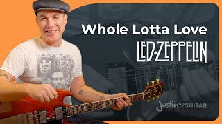 Whole Lotta Love by Led Zeppelin | Easy Guitar Lesson