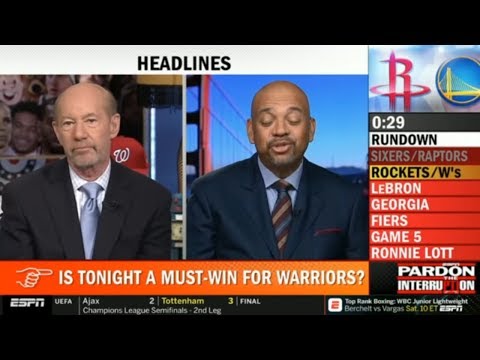 [FULL] Pardon The Interruption | Wilbon & Kornheiser react to "Is tonight a must-win for Warriors?"
