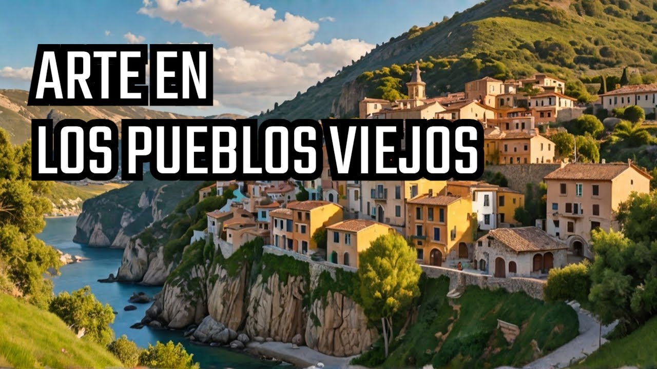 🎨Los Pueblos Viejos Pintura al óleo - Pintor Manuel Fernández García